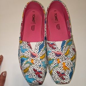 TOM's Dinosaur Print Sz 9